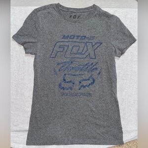 Grey Fox Racing Co. blue letter T-shirt